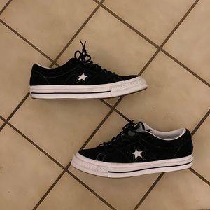 Black and White Converse One Stars